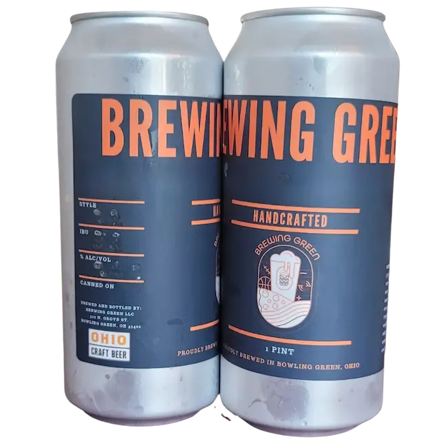 Picture of some cans of our craft beer for sale in bowling green at our local brewery